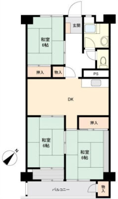 市ドリームハイツ１号棟　中古マンション